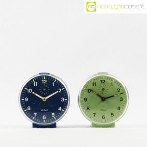 Veglia, orologi da tavolo verde e blu Polaris, Rodolfo Bonetto (2)
