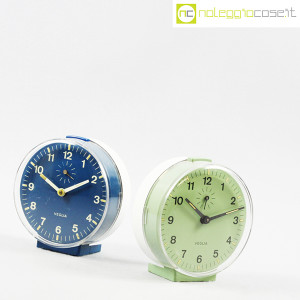 Veglia, orologi da tavolo verde e blu Polaris, Rodolfo Bonetto (3)