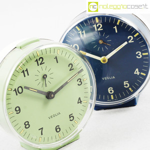 Veglia, orologi da tavolo verde e blu Polaris, Rodolfo Bonetto (6)