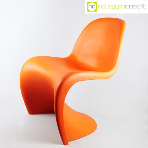Vitra, sedia Panton Chair arancio, Verner Panton (3)