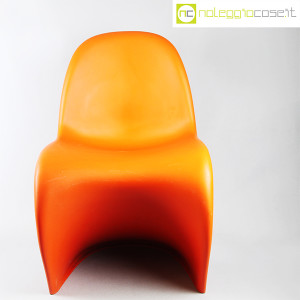 Vitra, sedia Panton Chair arancio, Verner Panton (5)
