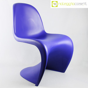 Vitra, sedia Panton Chair blu, Verner Panton (1)