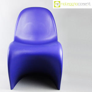 Vitra, sedia Panton Chair blu, Verner Panton (5)