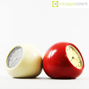 Secticon, orologio da tavolo T2 rosso e bianco, Angelo Mangiarotti (3)