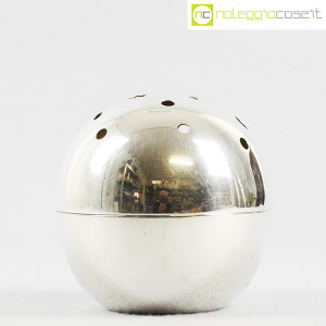 Christofle, vaso sfera Mars Silver, Lino Sabattini (2)