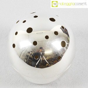 Christofle, vaso sfera Mars Silver, Lino Sabattini (4)