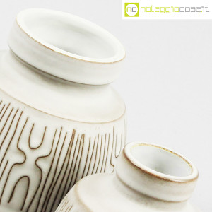 Ceramiche Franco Pozzi, coppia piccoli vasi con decori, Ambrogio Pozzi (8)