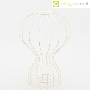 Oggetto wireframe bianco (struttura lampada Gatto) (1)