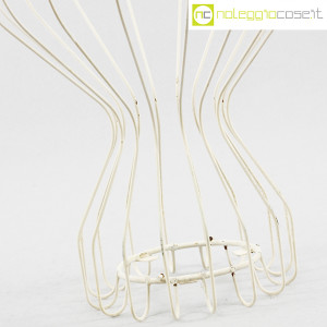 Oggetto wireframe bianco (struttura lampada Gatto) (7)