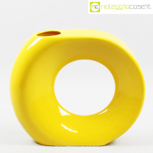 Vaso giallo grande con foro