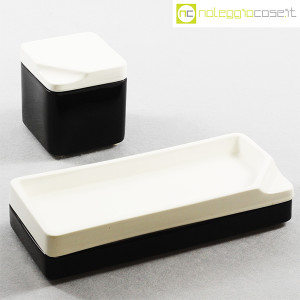 Gedy, contenitori in ceramica bianco nero, Makio Hasuike (1)