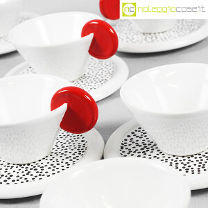 Mas Ceramiche, set tazzine bianche con manico rosso, Massimo Materassi (7)