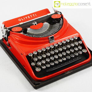 Olivetti, macchina da scrivere ICO MP1 rossa, Aldo e Adriano Magnelli (4)