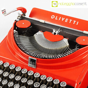 Olivetti, macchina da scrivere ICO MP1 rossa, Aldo e Adriano Magnelli (5)