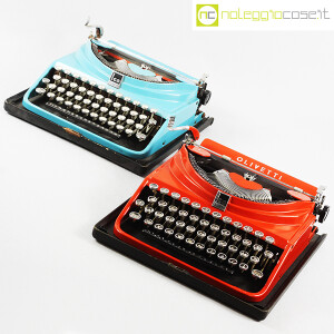Olivetti, macchina da scrivere ICO MP1 rossa, Aldo e Adriano Magnelli (9)