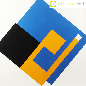 Danese Milano, serigrafia Negativo-Positivo blu-giallo, Bruno Munari (5)