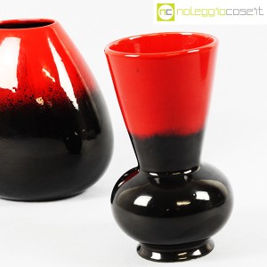 Ceramiche Franco Pozzi, vasi in nero e rosso al selenio, Ambrogio Pozzi (5)