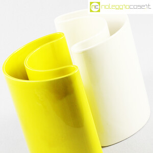 SICA Ceramiche, vasi curvi Coppo bianco e giallo (8)