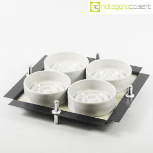 Mas Ceramiche, set contenitori con vassoio, Massimo Materassi (1)