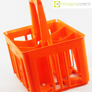 Kartell, cestello portabottiglie mod. 8760 arancio (5)