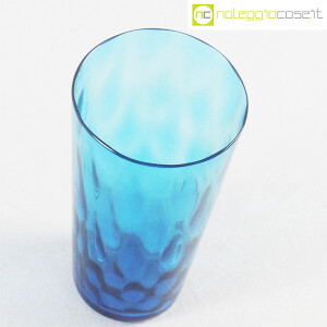 Venini, bicchiere vaso azzurro (4)