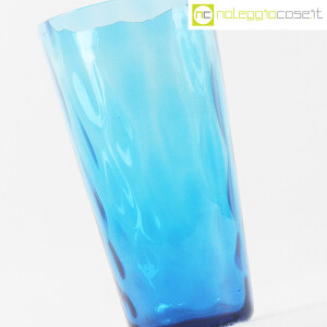 Venini, bicchiere vaso azzurro (5)